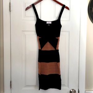 Black and Brown Lola Dress